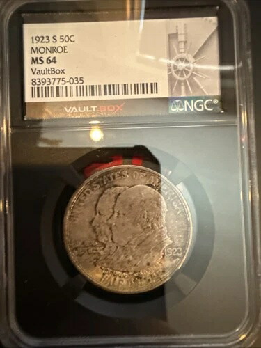 1923-S モンロー MS64 50C ボールトボックス NGC 84,700円