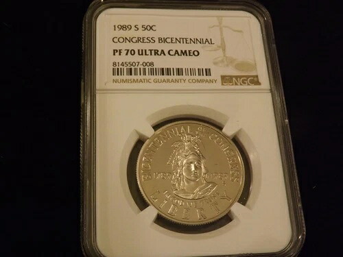 1989 50 C 議会200周年記念 NGC PF 70