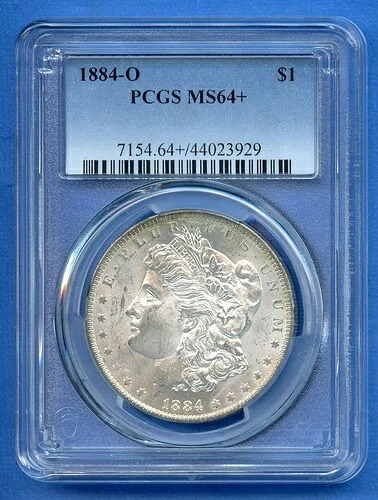 1884 O PCGS MS64+ モルガン・ダラー 1ドル 米国造幣局発行 銀貨 1884-O MS-64+ プラス