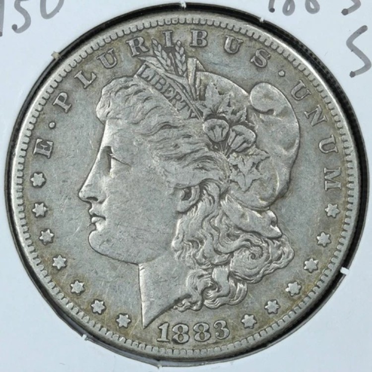 1883年 Sモルガン銀貨 - サンフランシスコ 84,700円