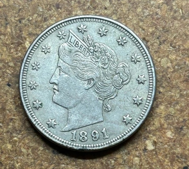 1891年 5セント リバティ \