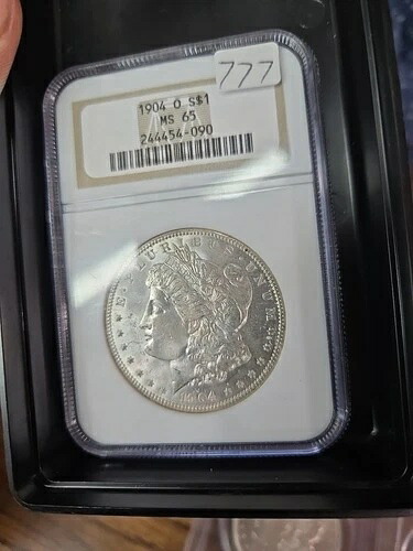 1904-O モルガン銀貨 NGC MS65 S$1 ニューオーリンズ鋳造