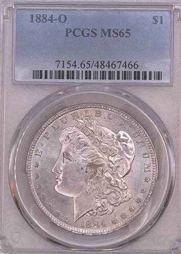 1884年 O モーガン シルバードル PCGS MS 65 7466 84,700円