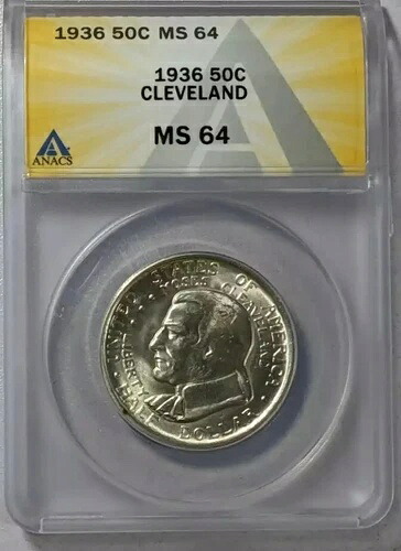 1936年 P クリーブランド100周年記念 / 五大湖博覧会 ANACS MS-64|WORLD RESOURCE【KING店】