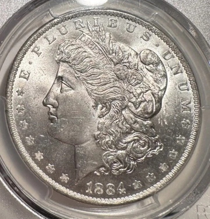 1884-O モルガン・ダラー PCGS MS65 (C10)