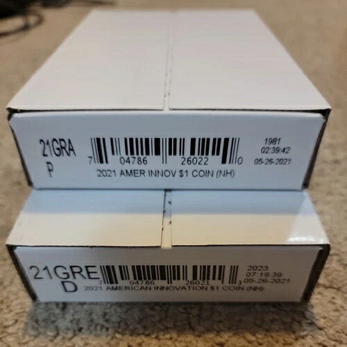2021 NH アメリカンイノベーション $1 P&D SET 米国造幣局発行