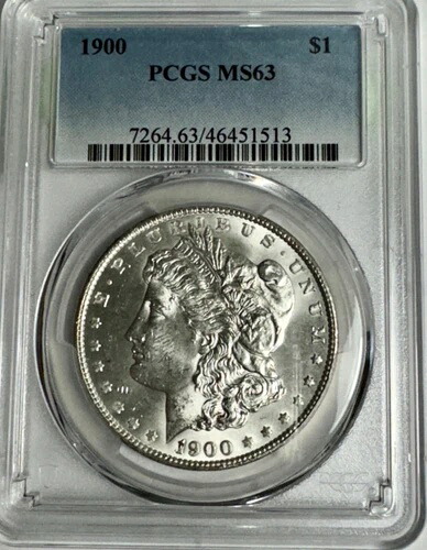1900年 シルバー モルガン ダラー PCGS MS63