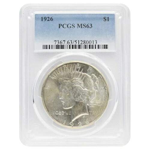 1926年ピースダラー MS63 PCGS