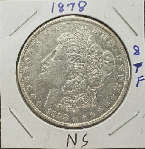 1878年 モルガン銀貨 8TF ナイス AU