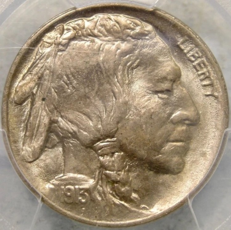 1913年 バッファロー インディアンヘッド ニッケル ゴージャスな光沢美 タイプ1 REV *PCGS MS 64*