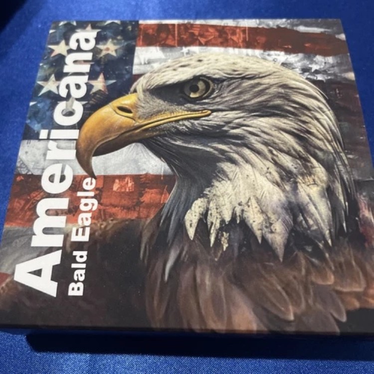 2024年 アメリカーナ ハクトウワシ 2オンス AG Cst バー + 無料のトランピネーター ボブルヘッド 巨大 84,700円
