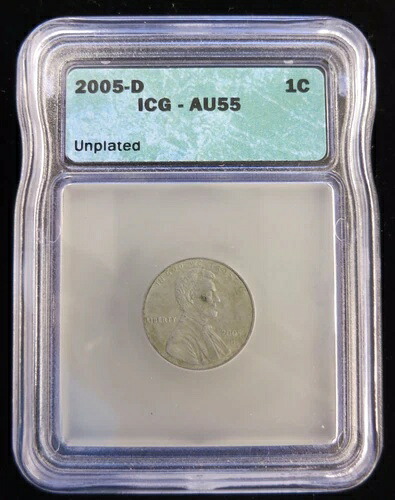 リンカーン セント - 2005 D - KM# 201b - ICG AU 55 - メッキなしエラー - 4229860201