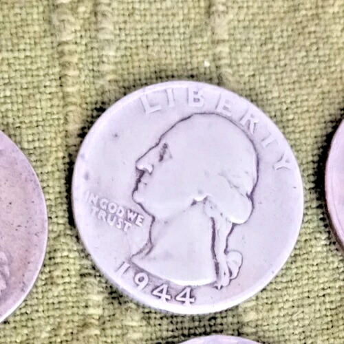1944年 P アメリカ合衆国 ワシントン大統領 古い シルバー クォーター US コイン i112533