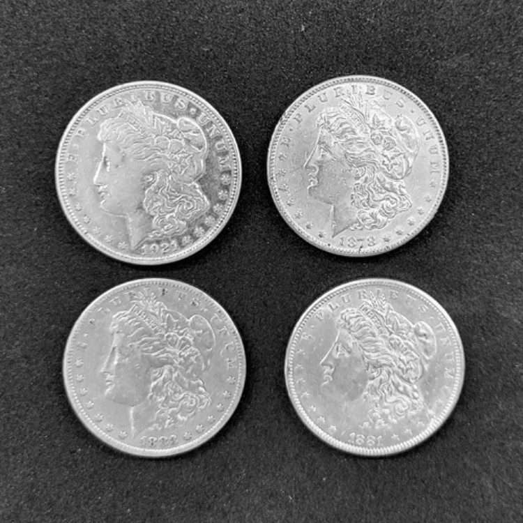 モルガン銀貨 - サンフランシスコ造幣局 F-VF 1921年以前 1878年から1904年4月
