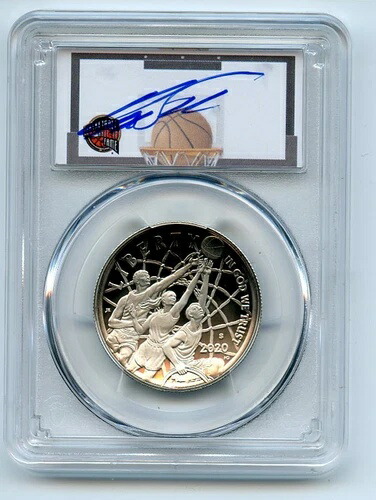 2020 S 50C バスケットボール殿堂入りコイン PCGS PR70DCAM FDOI ドミニク・ウィルキンス
