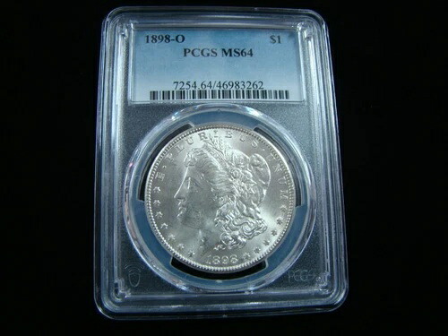 1898-O モルガン銀貨 PCGS グレード MS64 #46983262