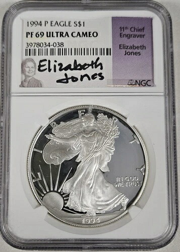 1994年 PF69 シルバーイーグル NGC ジョーンズ - パープルラベル 84,700円