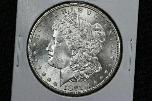 1881-S モルガン・ダラー BU+ 57UE