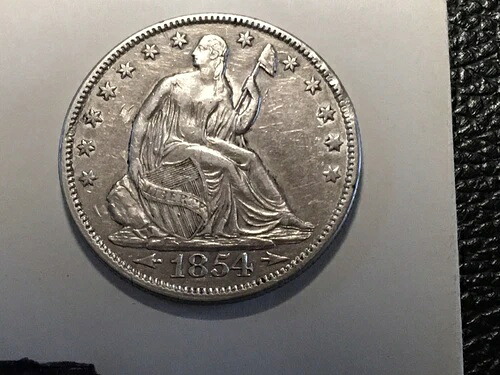 1854-O 矢じり半額 良品 新品同様 光沢仕上げ 縁に傷あり