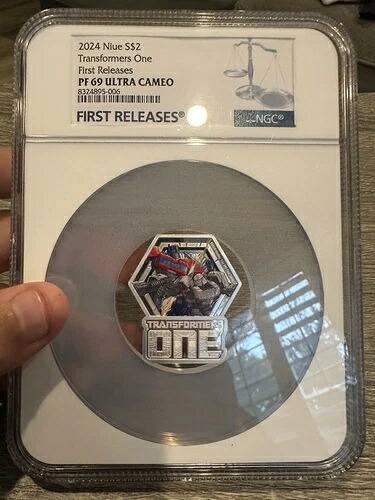 2024年 ニウエ オプティマス トランスフォーマー ワン 1オンス シルバー プルーフコイン NGC 69 FR