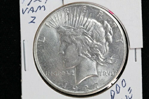 1927年ピースダラーVAM-2 DDO WEトップ50 BU 3X7I