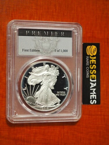 2018 W プルーフ シルバー イーグル PCGS PR70 コングラチュレーションズセット プレミアラベル