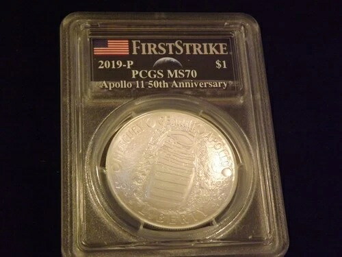 2019-P $1 APOLL0 II 50 Th Ann First Strike PCGS MS 70｜WORLD RESOURCE【KING店】