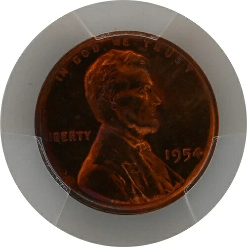 PR65RB 1954年 レッドブラウンウィート リンカーン ペニー PCGS プルーフ P-ミントコイン ナチュラルトーン|WORLD RESOURCE【KING店】