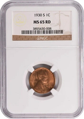 1930-S リンカーンセント MS65RD NGC｜WORLD RESOURCE【KING店】