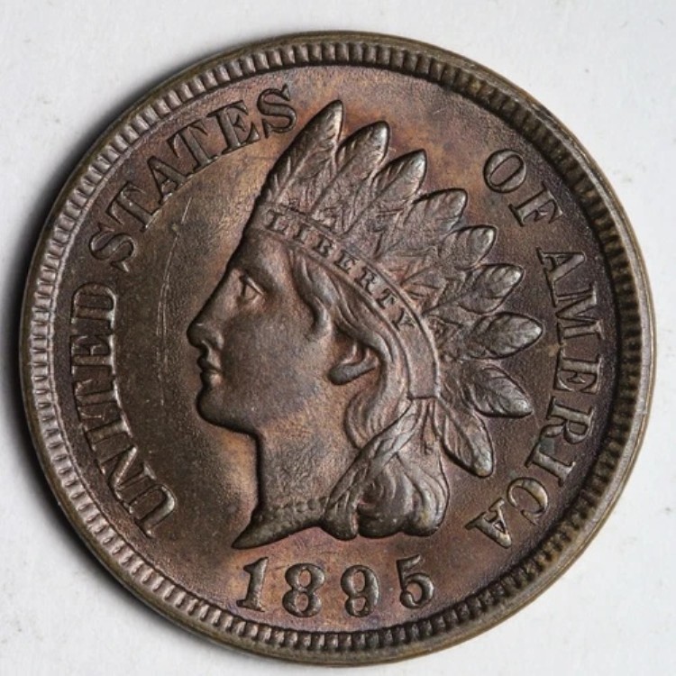 1895年インディアンヘッドセントペニーBU *未流通* MS E150 RLJ｜WORLD RESOURCE【KING店】