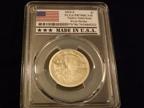 2025-S 1ドル ネイティブアメリカン ファーストストライク PCGS PR 70｜WORLD RESOURCE【KING店】