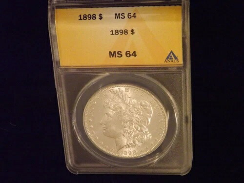 1898年モルガン銀貨 ANACS MS 64｜WORLD RESOURCE【KING店】
