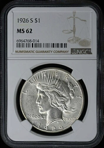 1926-S 平和ドル S$1 NGC MS62｜WORLD RESOURCE【KING店】