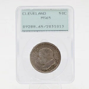 1936年クリーブランド記念ハーフダラー MS 65 PCGS ラトラーホルダー｜WORLD RESOURCE【KING店】