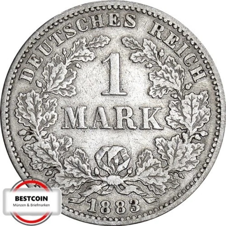 J 9 1 マーク帝国 1883 E in F.SS 1135248-