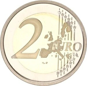 バチカン 2ユーロ硬貨 2011年 プルーフ、コインカプセル入り 97660-
