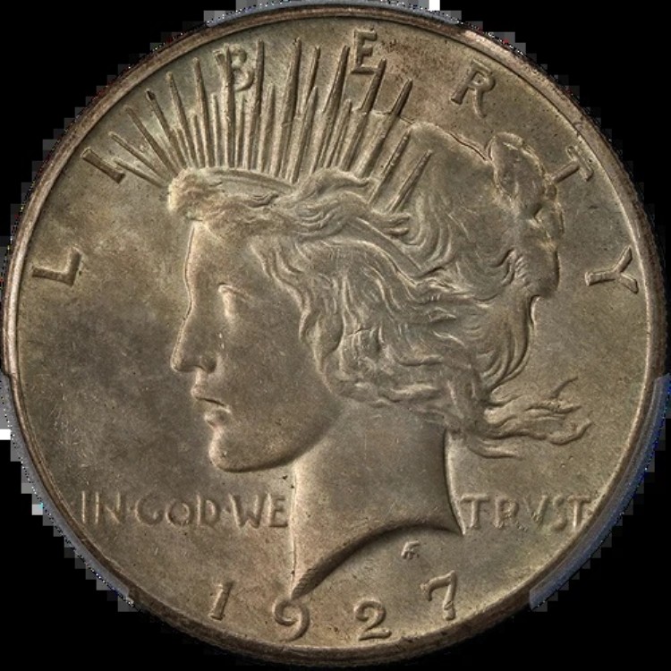 1927-P ピースダラー PCGS MS62 ナイスストライク｜WORLD RESOURCE【KING店】