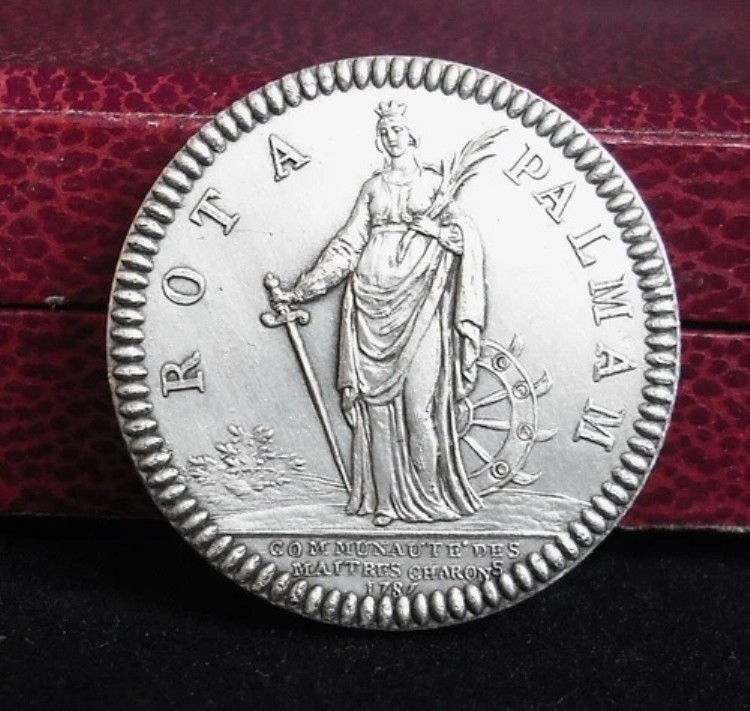 メダルトライアル パリ造幣局 銀製 ロータパルマム 1755年 船頭 大工 B｜WORLD RESOURCE【KING店】
