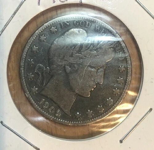 1909年 バーバー ハーフ ドル