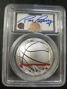 2020 P $1 バスケットボール殿堂入り PCGS PR70 初日発行 リック・バリー 希少｜WORLD RESOURCE【KING店】