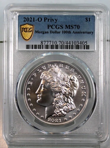 2021 O Mint センテニアル モーガン シルバー ダラー - PCGS グレード MS70 !!