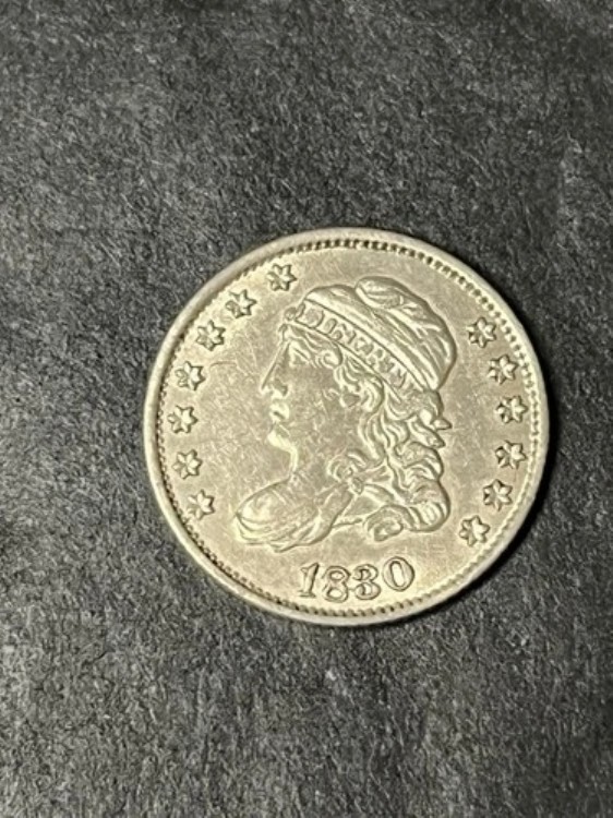 1830年 キャップドバスト ハーフダイム Au 105,875円