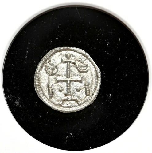 ハンガリー、ベーラ3世（1172-1196年）、銀貨、希少型、NGC MS62