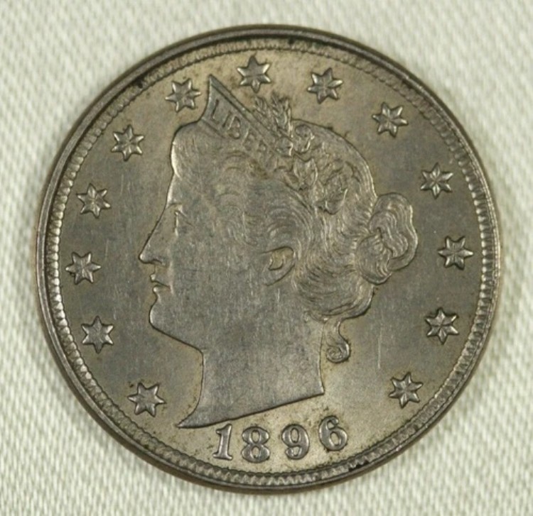 1896年 5セント リバティ 未使用約55