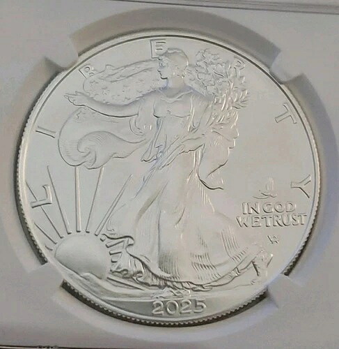 2025年 (P) アメリカン シルバー イーグル イーグル プライベート NGC MS70 アーリーリリース