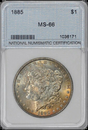 1885 モルガン NNC