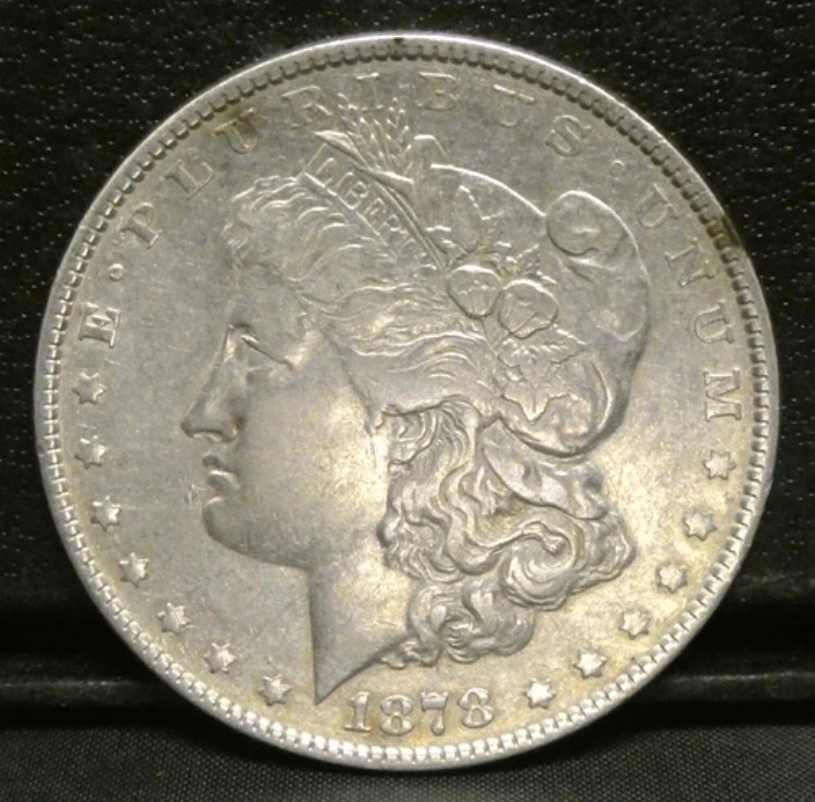 1878年 1ドル モルガン銀貨 7TF Rev of 78 米国造幣局コイン