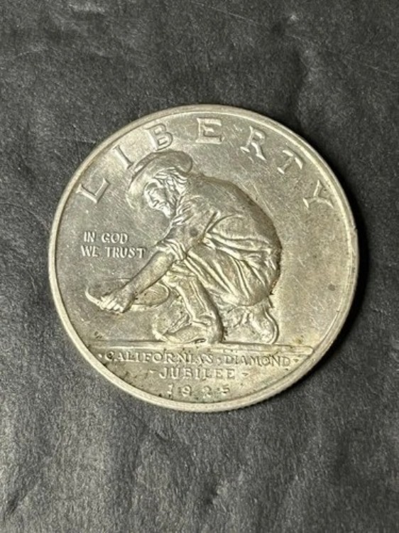 1925年代のカリフォルニア記念ハーフドルBu