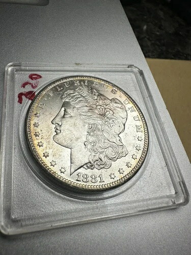 1881年 S モルガン銀貨
