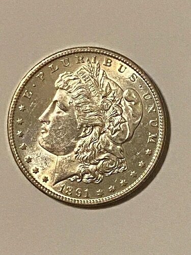 1891-S モルガン銀貨